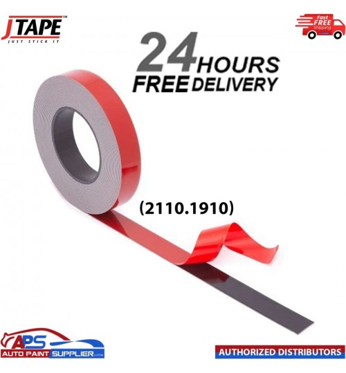 J Tape Double Sided Acrylic Adhesive Tape 19mm x 10m (2110.1910)